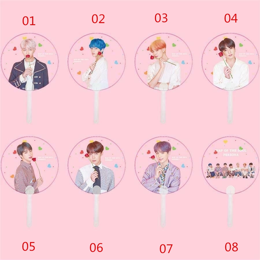 BTS BT21 Quạt Cầm Tay In Hình Các Nhân Vật Bt21 Của Bts