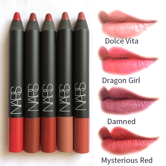 [Bill-Sale]Nars- Set Son - Son Lì Lẻ Dạng Bút-Chaos Velvet Matte Lip Pencil Duo