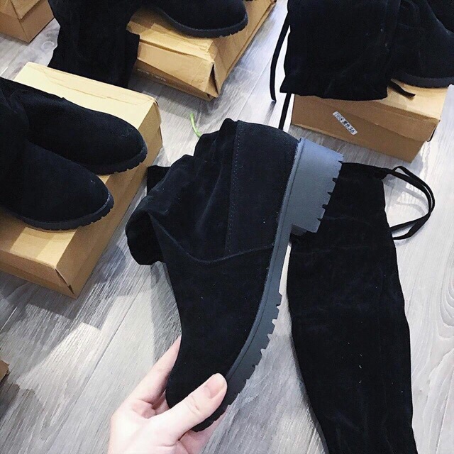 [ kèm video] Bốt đùi thời trang nữ đế bệt | BigBuy360 - bigbuy360.vn