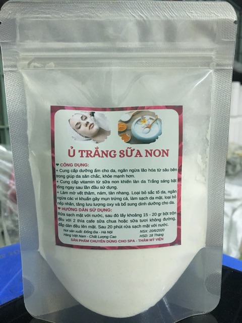 1kg ủ trắng sữa non dạng bột kích trắng thơm mịn handmade | BigBuy360 - bigbuy360.vn