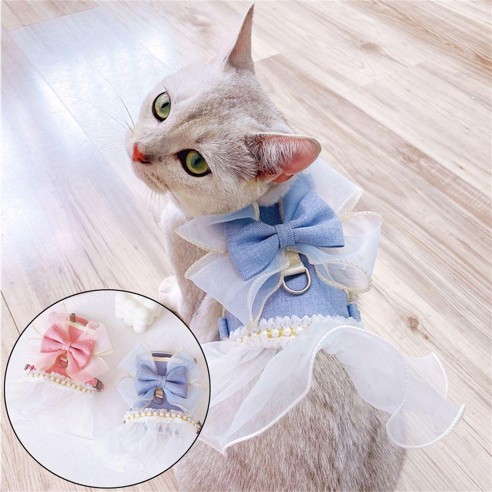 Đầm Không Tay Mềm Mại Có Thể Điều Chỉnh Cho Mèo Cưng