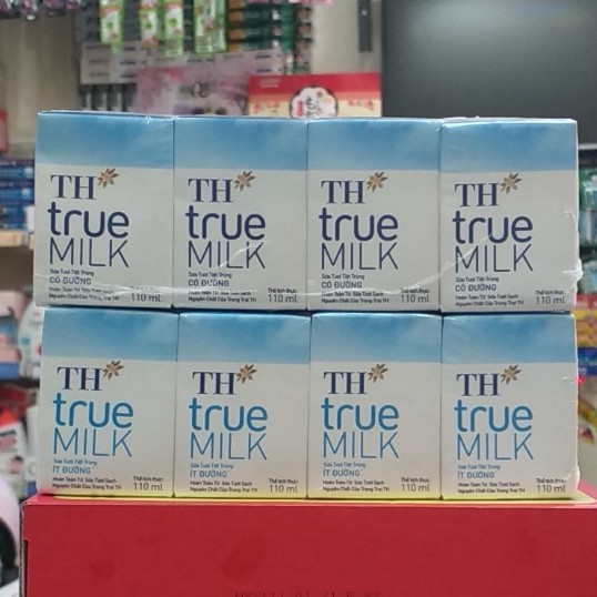 Sữa TH True Milk 110ml (vỉ 4h x 110ml)