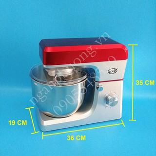 Máy đánh trứng, trộn bột EB-1701 công suất 1500W, bồn inox 7 lit, 3 phơi đánh hợp kim
