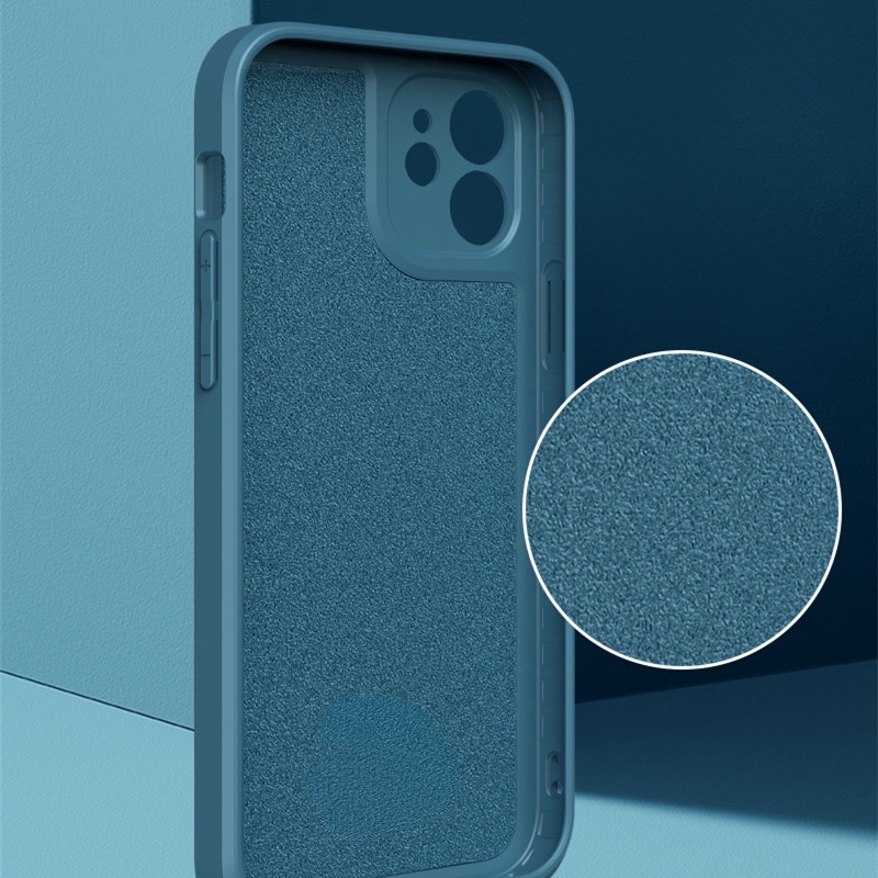 Ốp điện thoại mặt kính nhám lưng phẳng chống sốc bảo vệ camera dành cho iPhone 13 Pro MAX 12 11 pro max