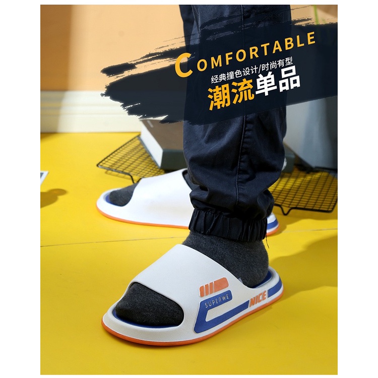 Dép Nam Quai Ngang Xu Hướng Thời Trang Chống Trơn Trượt 2022