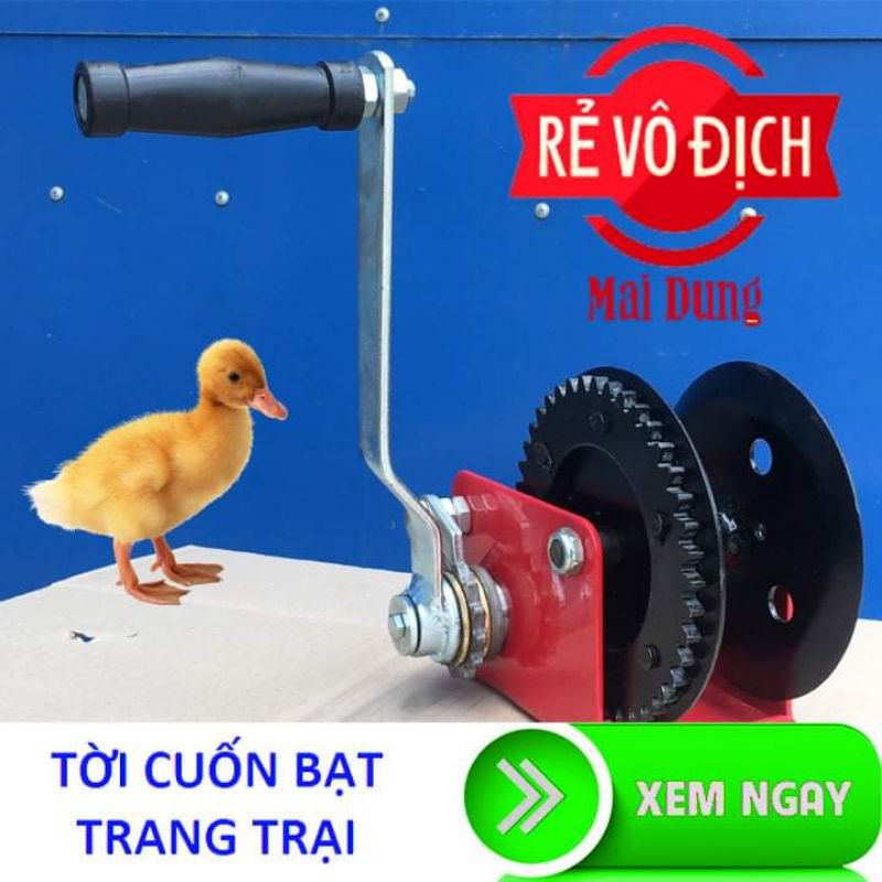 Tời cuốn bạt dành riêng cho trang trại