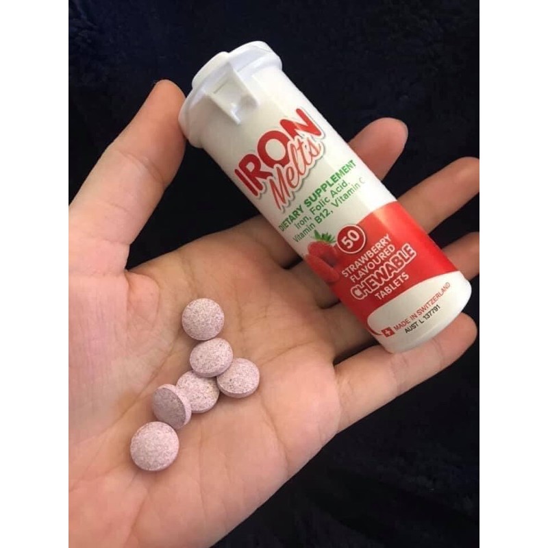 VIÊN SẮT NGẬM IRON MELTS ÚC