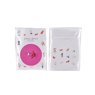Gương mini cầm tay happy smile họa tiết dễ thương - giao họa tiết ngẫu nhiên