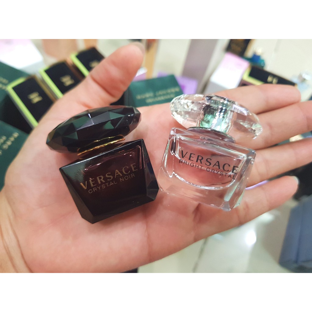 Nước Hoa Mini Versace Bright Crystal - Crystal Noir 5ml Eau de toilettle