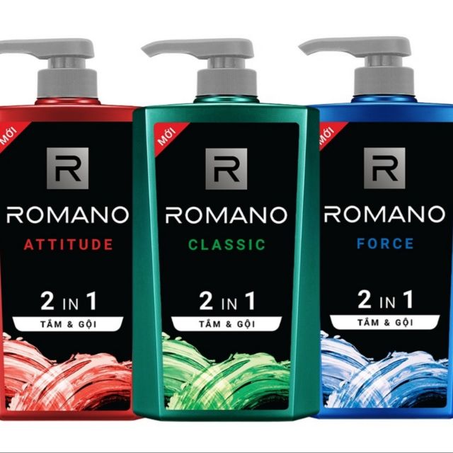 TẮM GỘI ROMANO 2IN1 650G