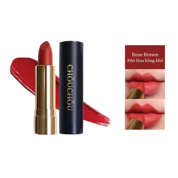 #6 Son lì CHOUCHOU Premium Matte 14k Gold Edition 3.5g