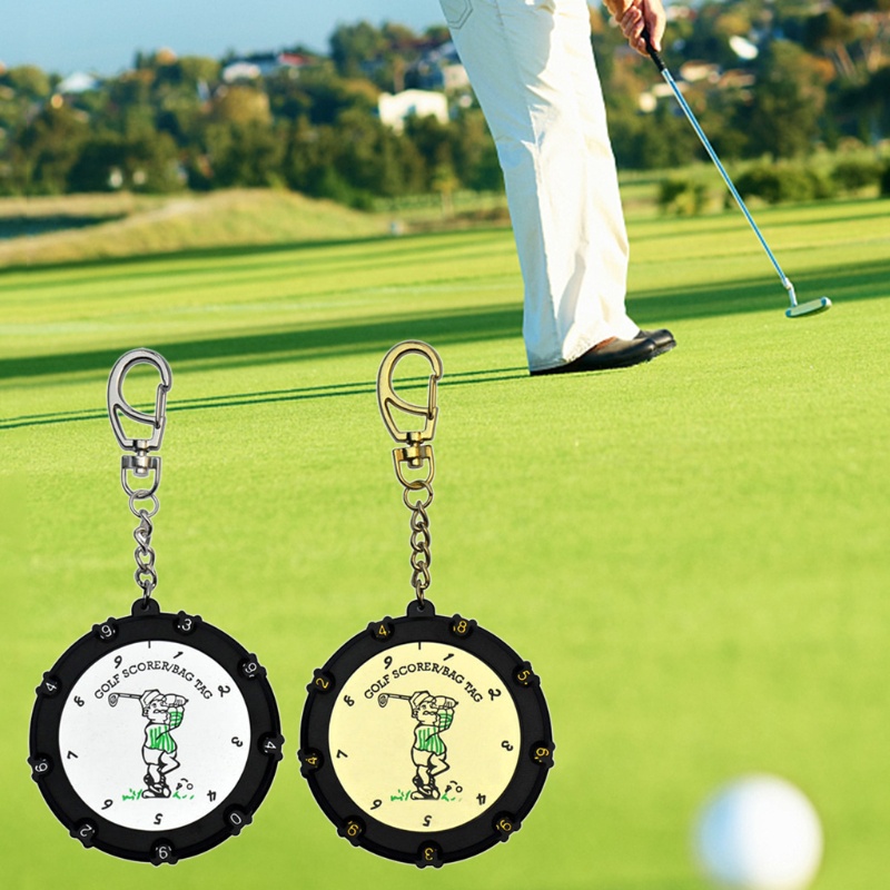 1 Móc Khóa Gắn Thẻ Đánh Golf 18 Lỗ Tiện Dụng