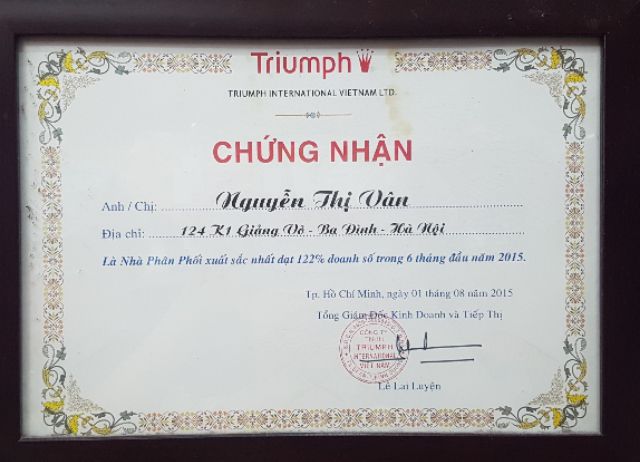 Quần lót Triumph E002382 Giá 259.000đ