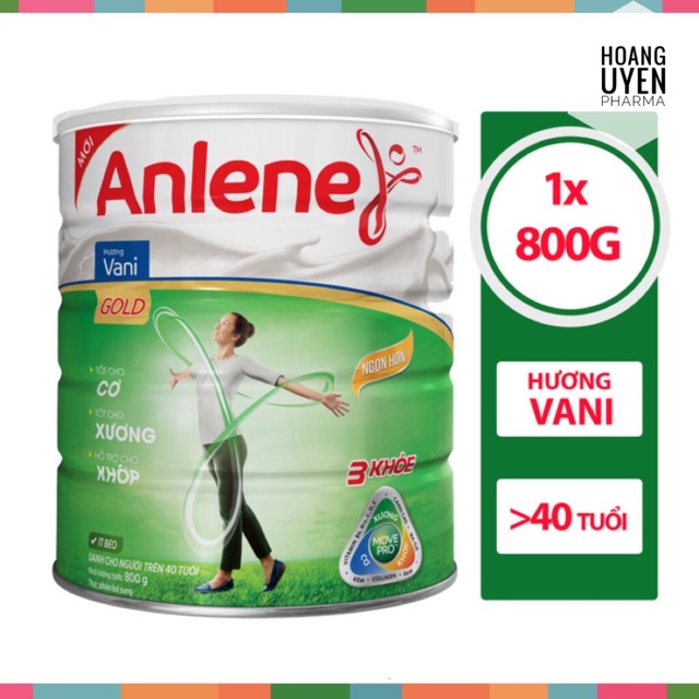 [Date 2022] Sữa bột Anlene Gold Movepro dành cho tuổi 40+