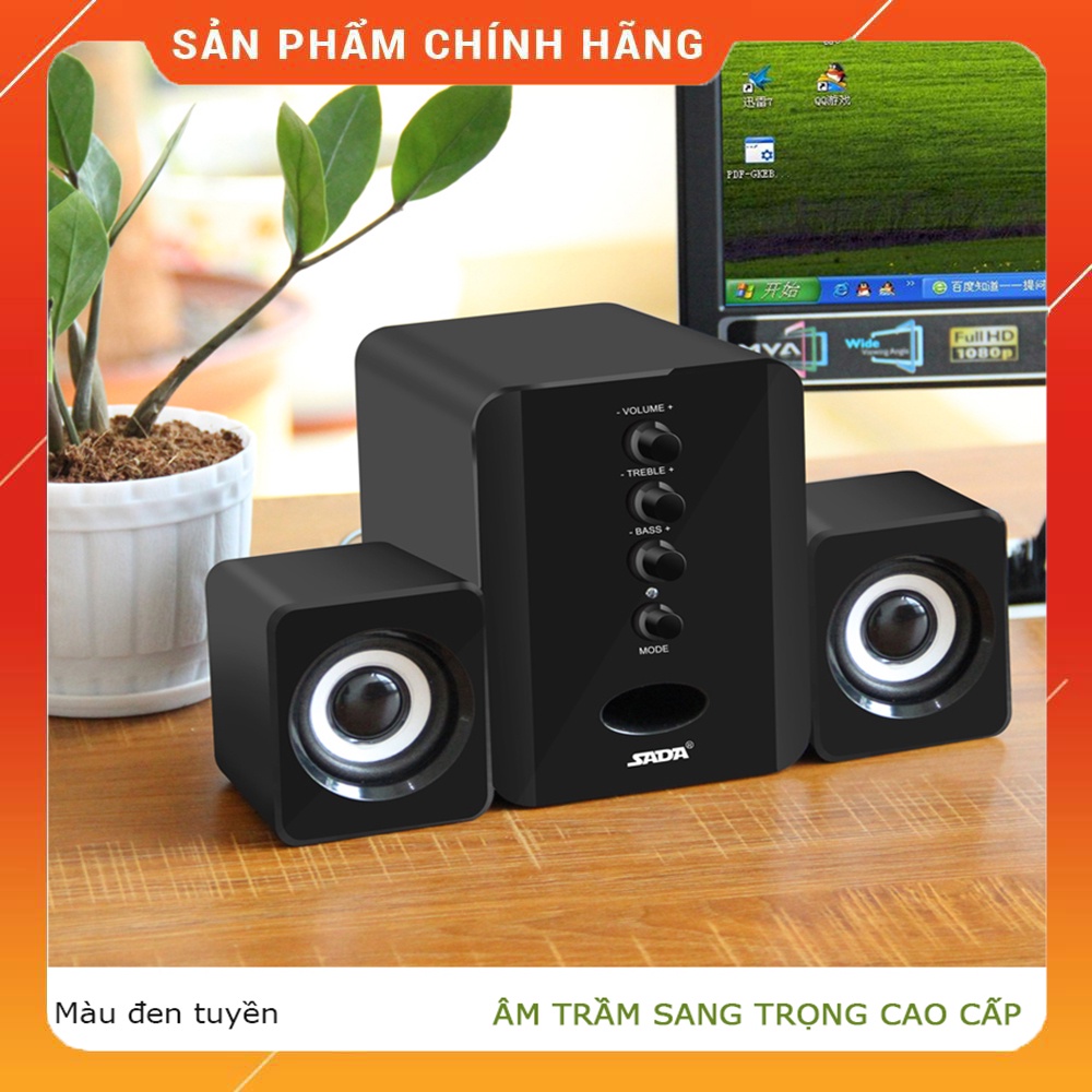 Loa Vi Tính Công Suất Lớn, Loa Nghe Nhạc Và Hát Karaoke, Dàn Loa Vi Tính Sada D202