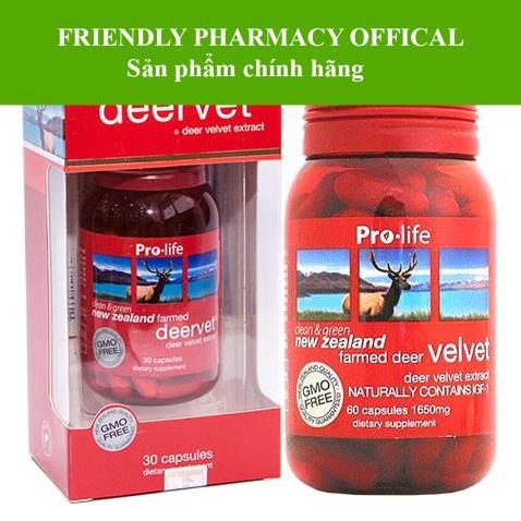 Viên nhung hươu Deervet - Hỗ trợ tăng cường sức khỏe