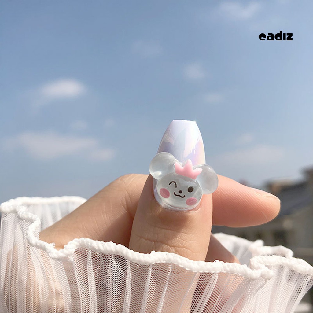 [Hàng mới về] Phụ kiện trang trí móng 3d kiểu dáng hoạt hình dễ thương