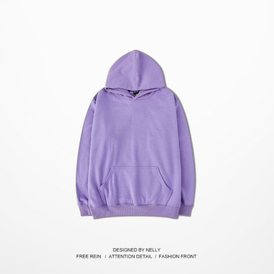 Áo hoodie Nelly nỉ lót lông trơn basic thu đông áo nỉ