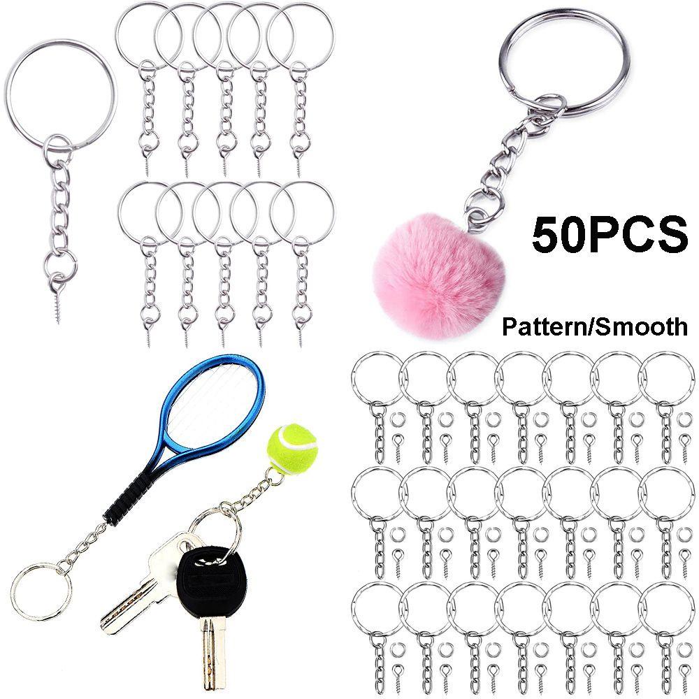 Set 50 Móc Khóa Kèm Ốc Vít Chuyên Dụng Tự Làm Đồ Trang Sức