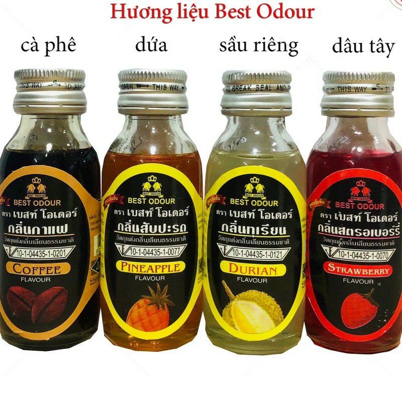 Hương thực phẩm thái lan best odour đủ loai 30ml - ảnh sản phẩm 6