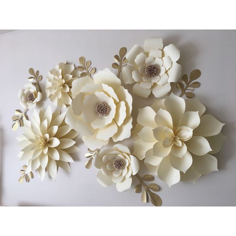 Combo hoa giấy backdrop
