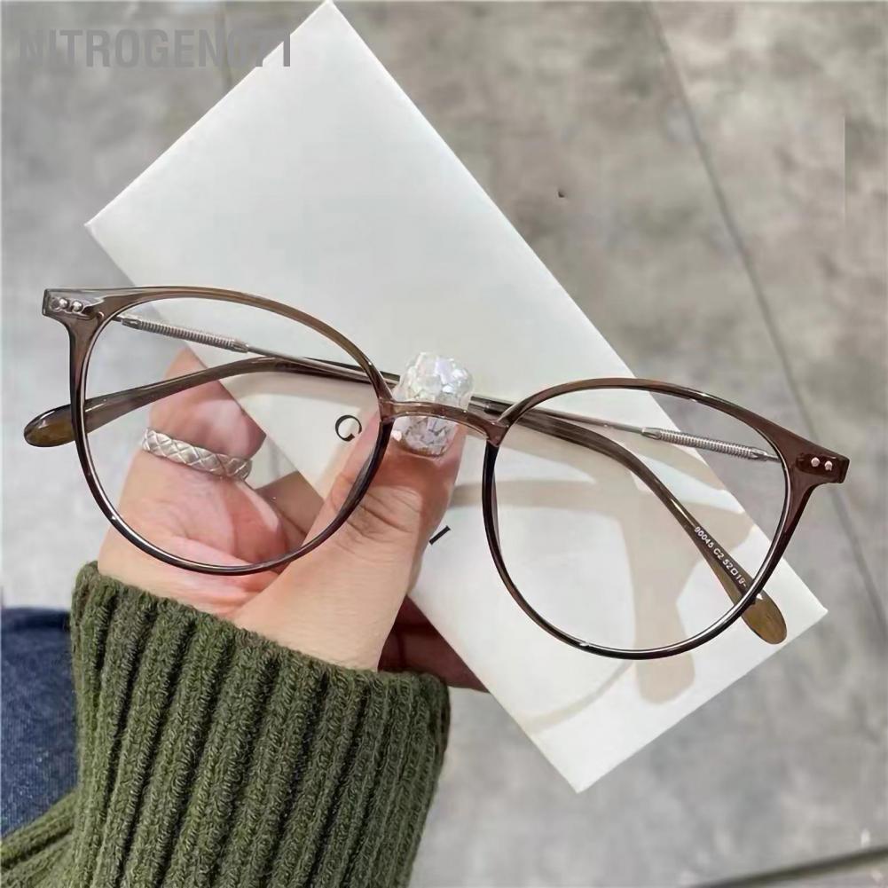 Kính mát gọng kim loại dáng tròn cỡ lớn phong cách vintage