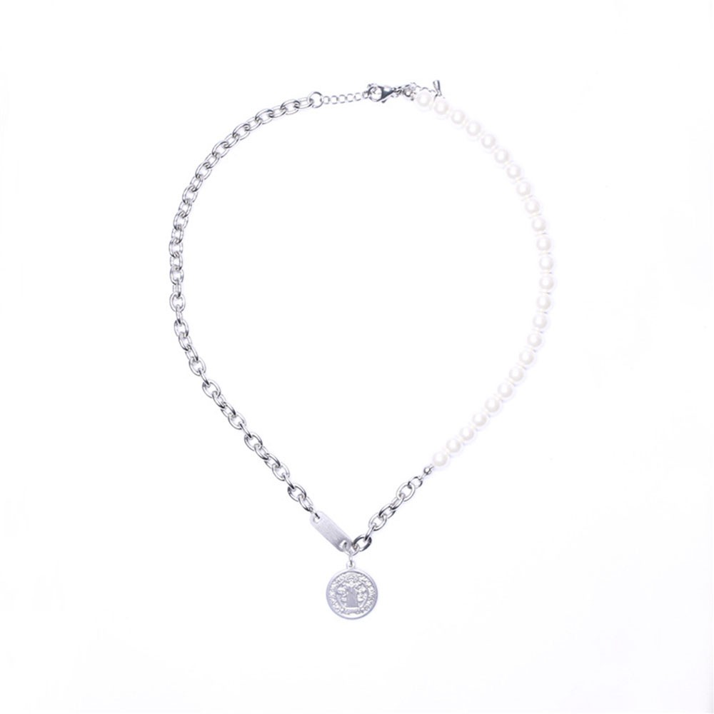 vòng cổ Choker Mặt Ngọc Trai Thời Trang Cho Nữ