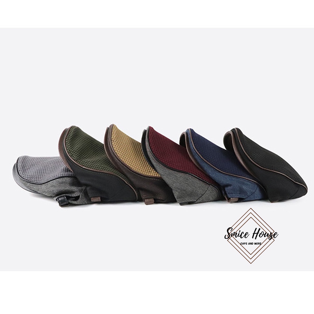 Nón beret denim Jamont nam cao cấp thoáng khí mũ nồi nam cao tuổi cho ông và bố hàng nhập khẩu- Smice House