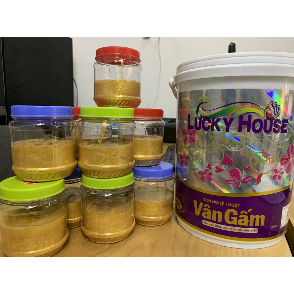 Sơn tường nhũ ánh kim LUCKYHOUSE - 150 ml (chiết)
