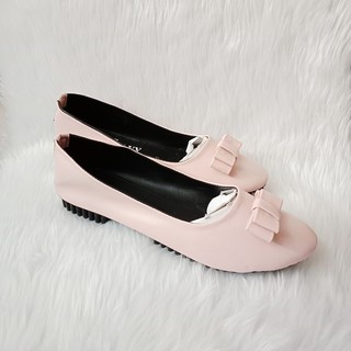 Giày búp bê nơ hồng xinh xắn