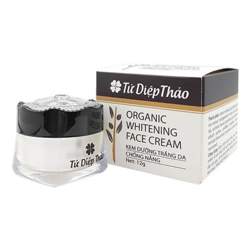 kem tứ diệp thảo dưỡng trắng da chống nắng 12g