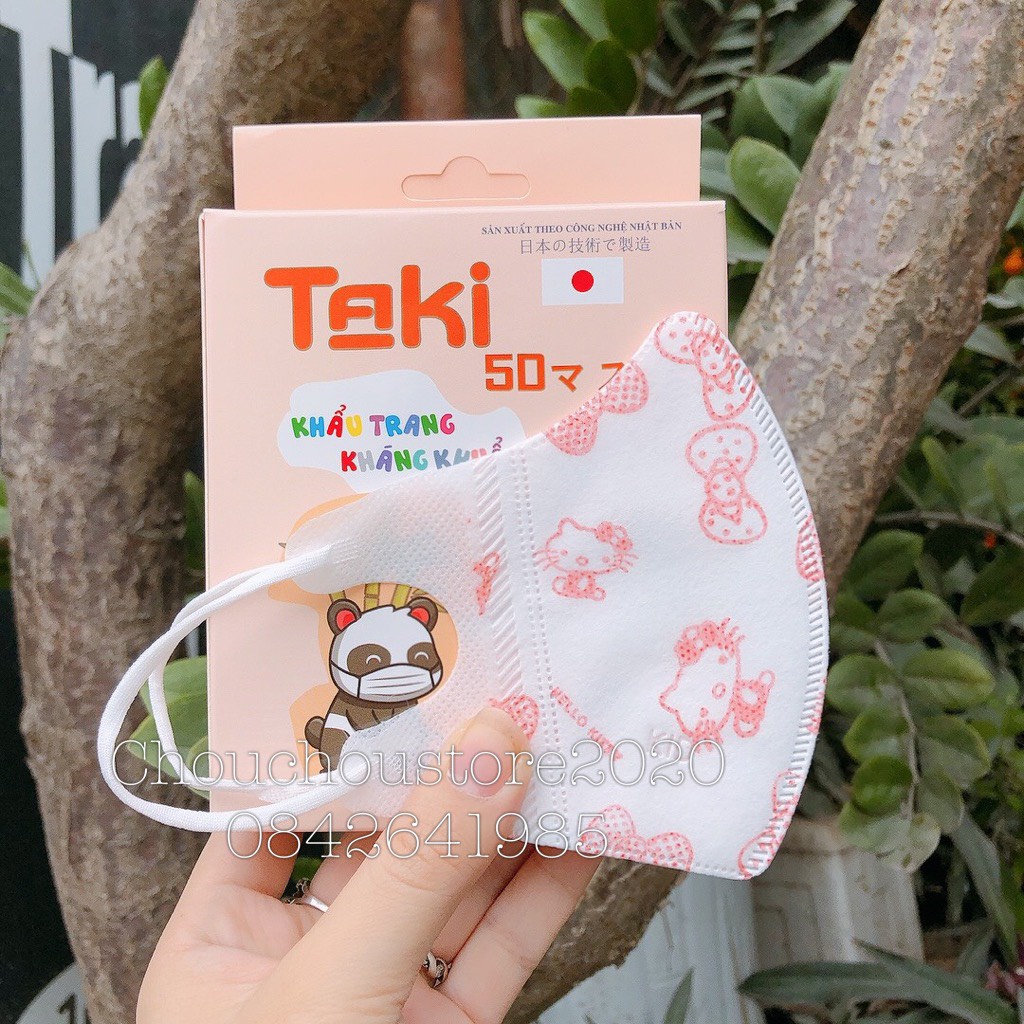 Combo 10c - 50c Khẩu Trang Y Tế 5D Kid Nhật Bản KF94 Hàng 4 Lớp In Hình Cho Bé Từ 4 Đến 10 Tuổi Lọc Khuẩn, Lọc Bụi Bẩn
