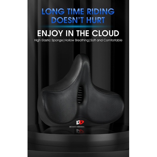 Yên xe đạp leo núi thiết kế dày dặn mềm mại thoáng khí thoải mái tiện dụng