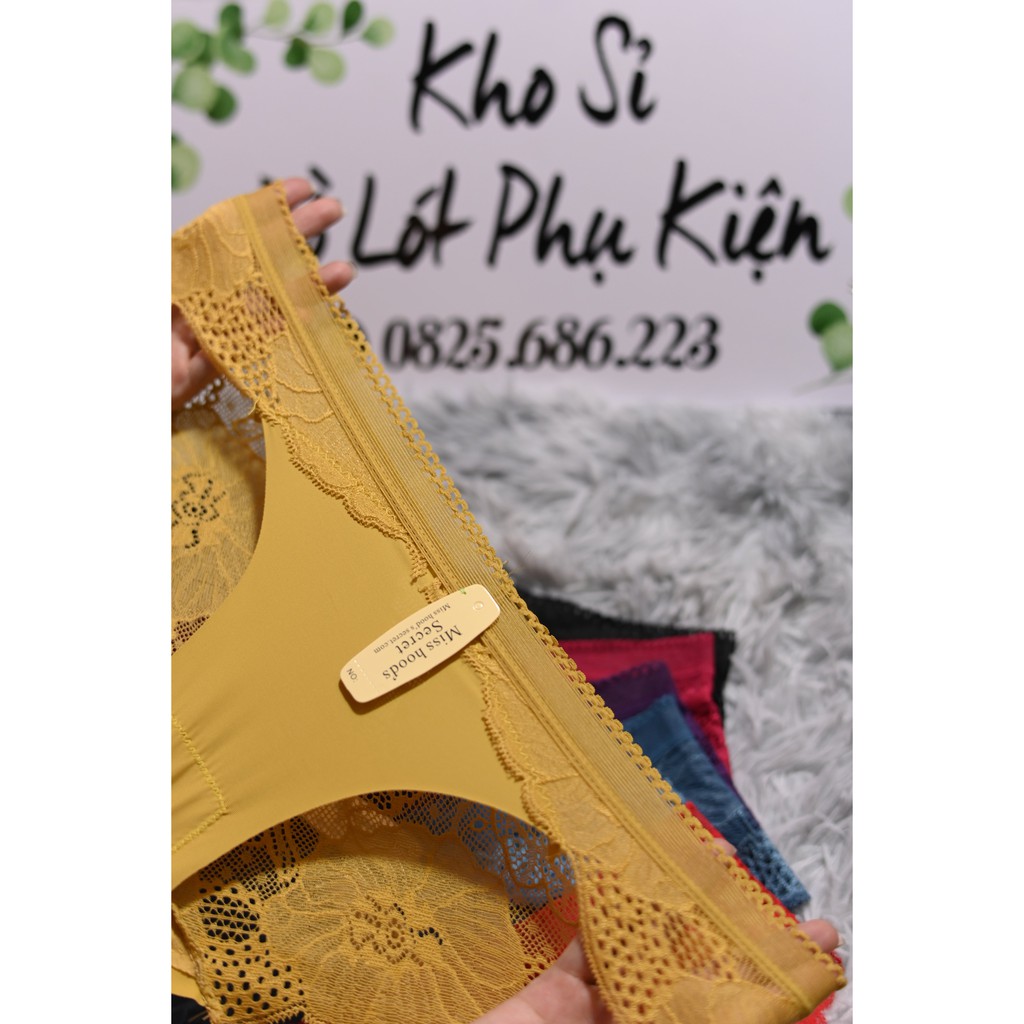 Quần Lót Su, Quần Su Nữ Phối Ren KHÁNG KHUẨN Cực Quyến Rũ | BigBuy360 - bigbuy360.vn