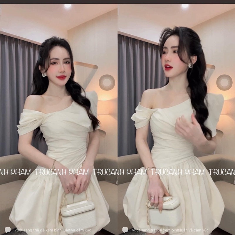 Váy tacta xếp ly chân rúm sang chảnh 👏