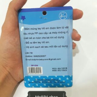 Bấm móng tay Dolphin cho bé