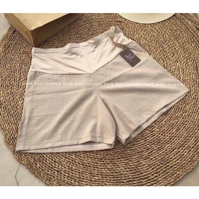 [size 40-75kg] Quần Short đũi bầu chất siêu thoáng mát có dây chun điều chỉnh vải nhệ mềm thoáng co dãn nhẹ