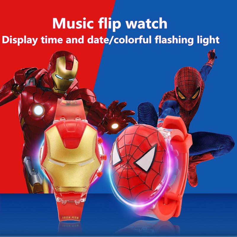 Đồng hồ đeo tay hình nhân vật hoạt hình thời trang cho bé nhiều kiểu tùy chọn