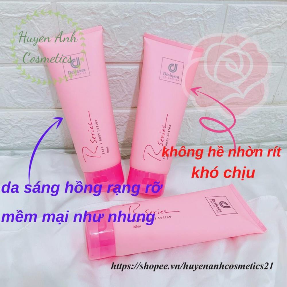 Dưỡng thể hương nước hoa Designer Collection R-Series Hand and Body lotion 200ml