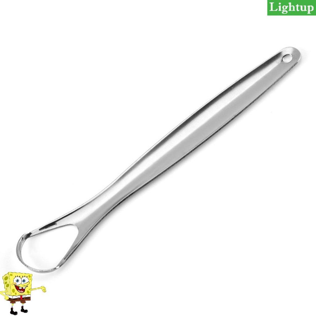 Máy cạo lưỡi bằng bàn chải bằng thép không gỉ Giảm thiểu hơi thở hôi Máy cạo lưỡi
