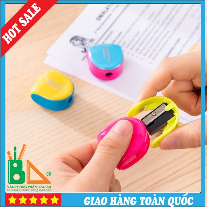 Gọt Bút Chì Deli 0578 ⚜️SALE⚜️Hồng/ Vàng/ Xanh Dương - Màu Ngẫu Nhiên