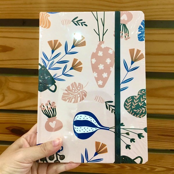 Sổ tay Crabit Planner - Ruột Dot - Bình hoa