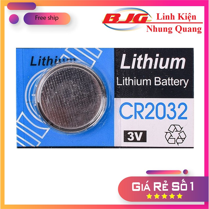 Pin Lithium CR2032 3V Linh kiện điện tử 3m