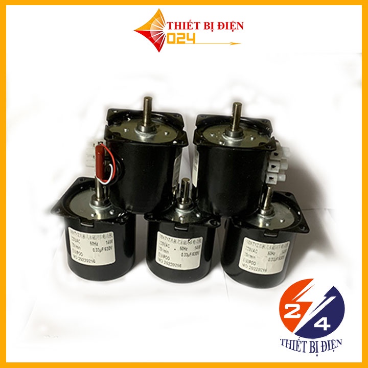 Mô tơ giảm tốc 220v-14w chế máy nướng quay tự động băng tải công nghiệp