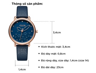 Đồng hồ nữ JULIUS JA-1239D Dây Da