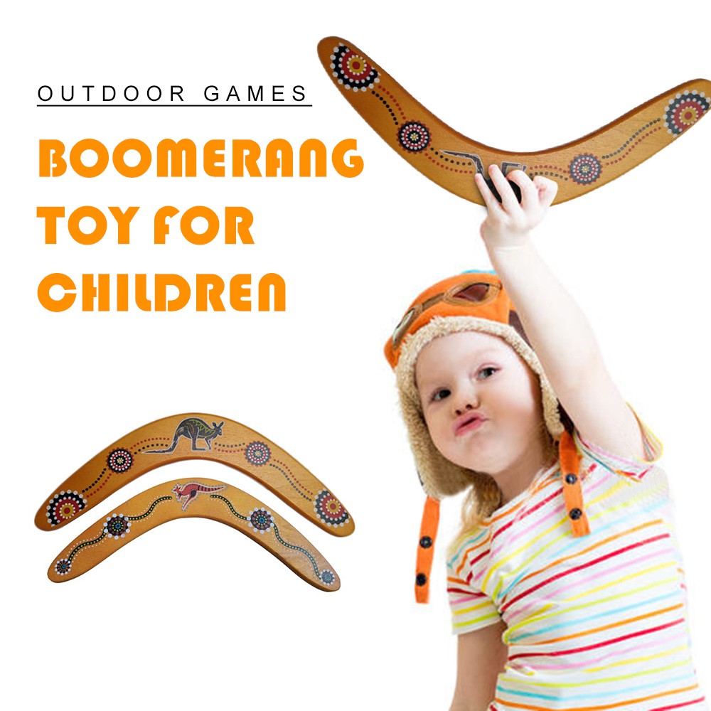 Trò Chơi Boomerang Chữ V Bằng Gỗ Thú Vị