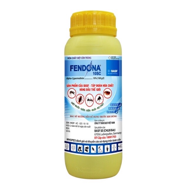 Thuốc diệt muỗi Fendona chai 1L