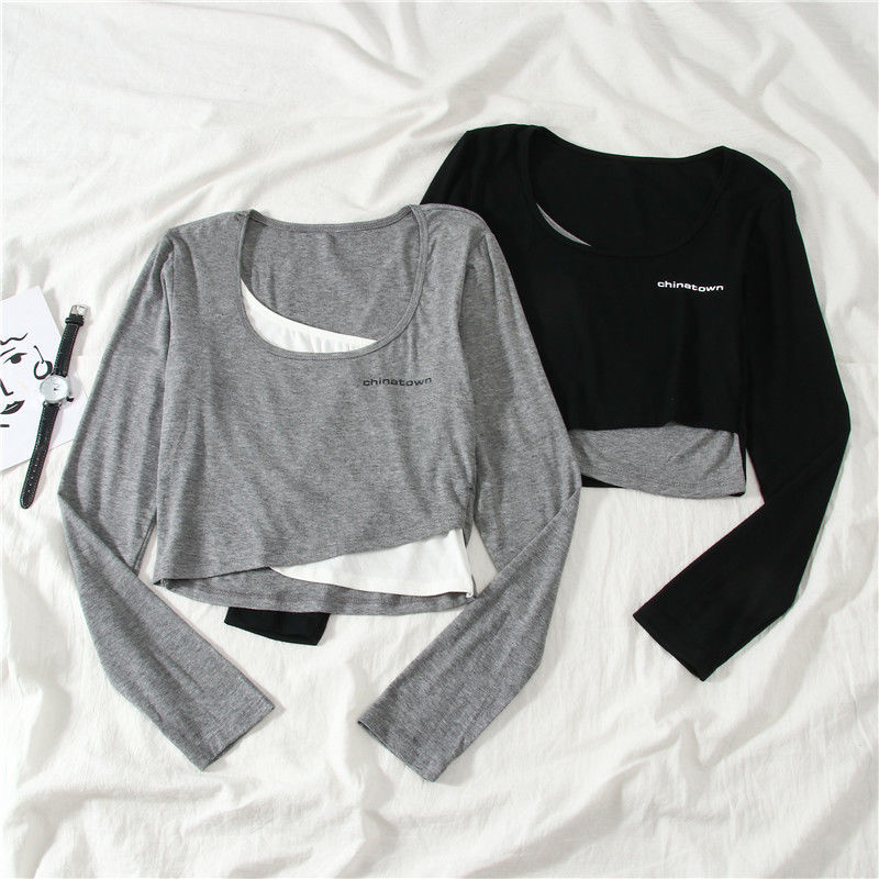 Áo Thun Tay Dài Thời Trang Mùa Thu 2020 Cho Nữ