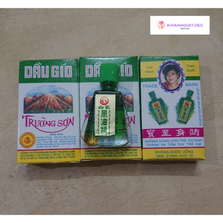 Combo 3 - 5 hộp dầu gió Trường Sơn 2,5ml