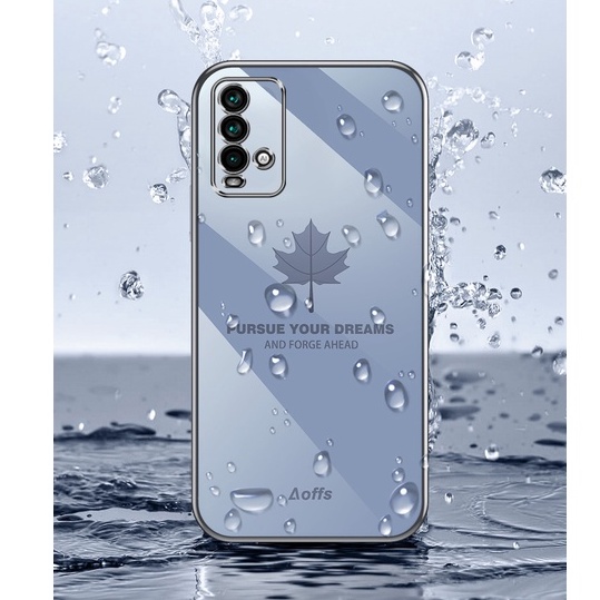 QIANZI Ốp Lưng Mềm Chống Sốc Họa Tiết Lá Phong Cho Redmi 9T Redmi 9C 9A Redmi 9 Redmi 8A 8 Redmi 7
